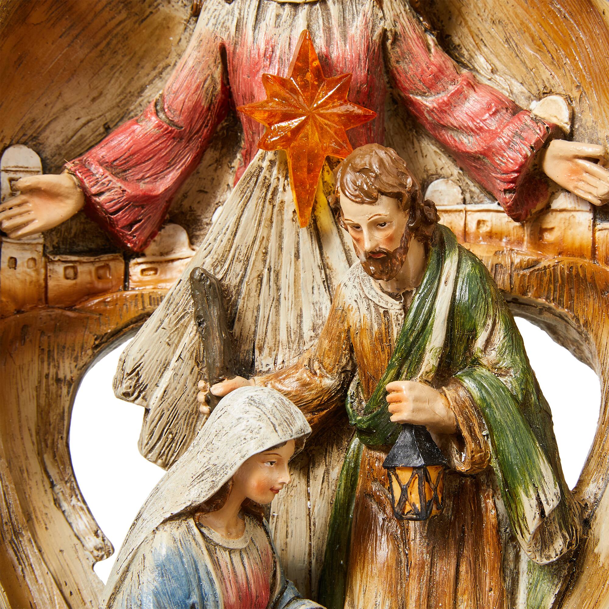 Glitzhome® 11" Nativity Décor
